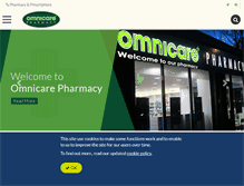 Tablet Screenshot of omnicarepharmacy.co.uk